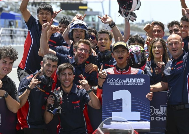 Pebalap Binaan Astra Honda Cetak Sejarah Terkencang di Estoril